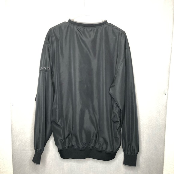 CABELA'S Mens Windbreaker Pullover Windcrest Black V Neck Pockets Size M #950357 - Picture 3 of 7